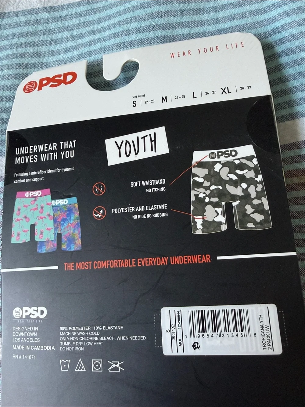 NWT PSD Youth 2-Pack Boxer Briefs